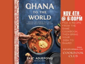 Cookbook Club - Congregational Life Event